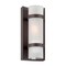Homeroots 9.75 x 4.25 x 4 in. Apollo 1-Light Architectural Bronze Wall Sconce 398546 - alternate 1